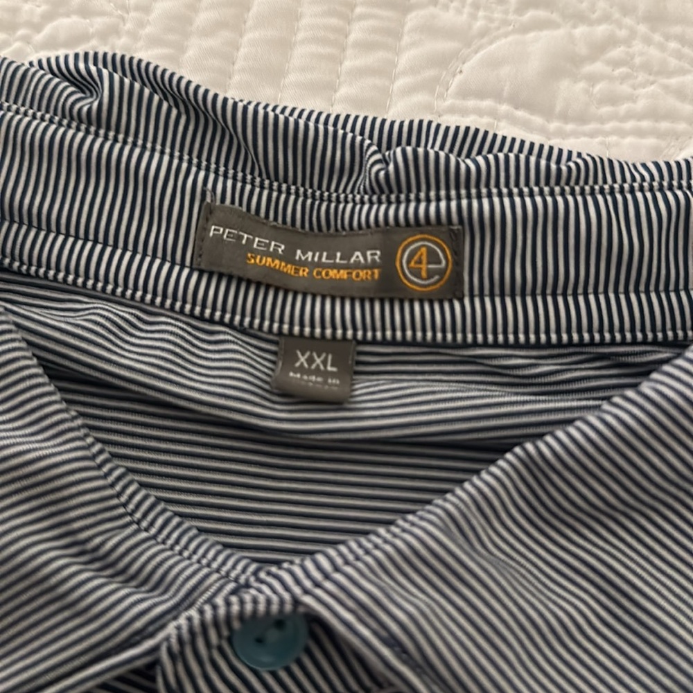 Peter Millar Summer Comfort Performance Golf Polo 
Men’s size XXL - Picture 4 of 4